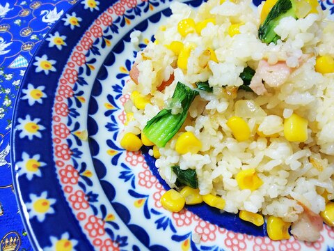 余ったご飯で！バターライス♪